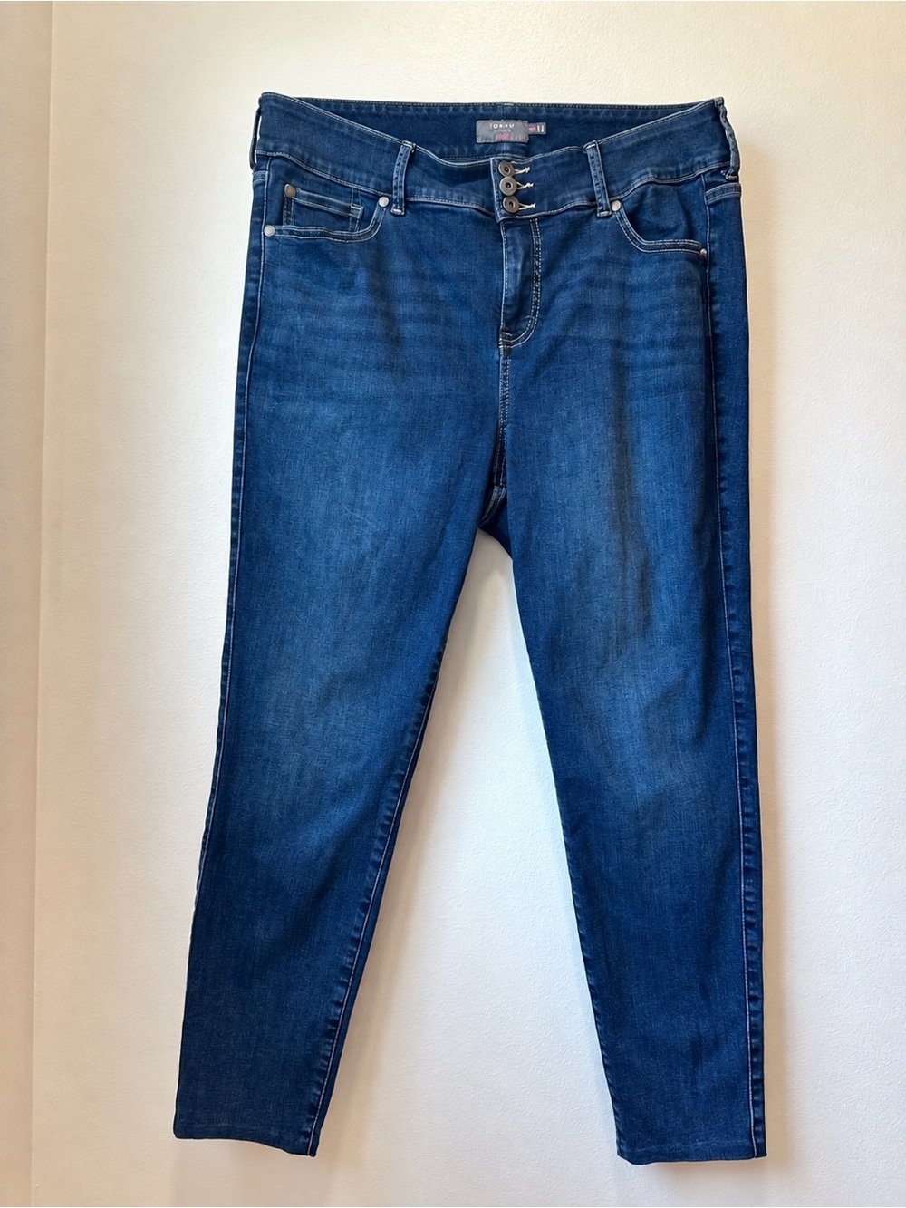 Torrid Jegging Super Soft Medium Wash 3-Button Skinny Jeans Size 20R